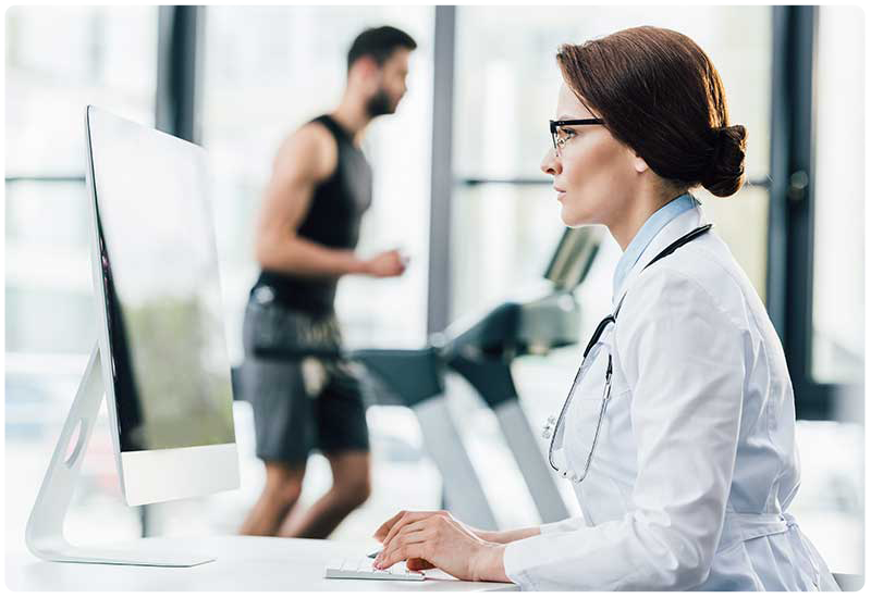 health professional use computer